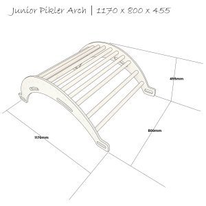 Junior Pikler Arch Schematic 1170x800x455