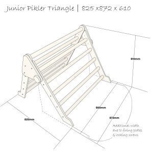 V2.0 Junior Pikler Triangle Schematic 825x872x610