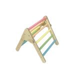Nursery Ligneus Play Pikler Triangle Pastel Rainbow